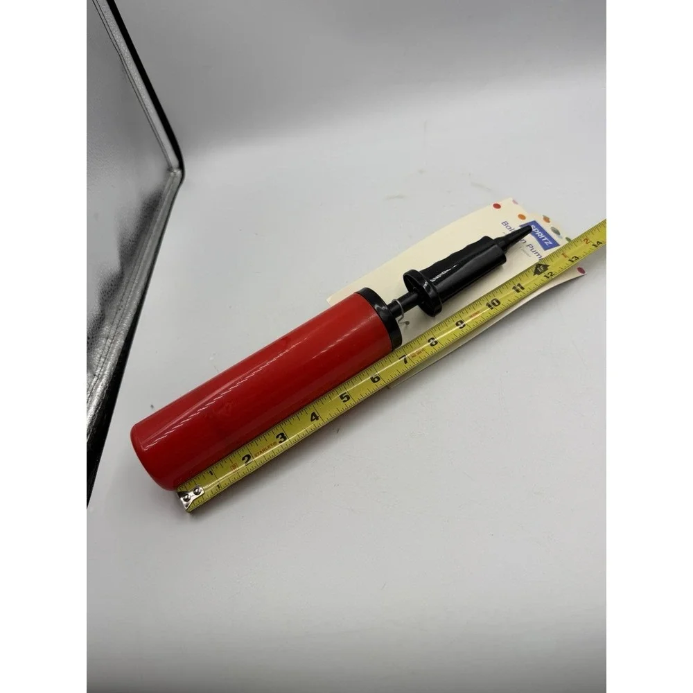 Portable Handheld Balloon Pump Manual Air Inflator Red Black Party Decor Tool